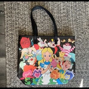 Alice in wonderland Disney Loungefly tote bag